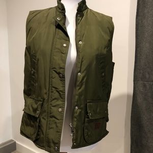 Ralph Lauren snap/zip front "hunting look" vest